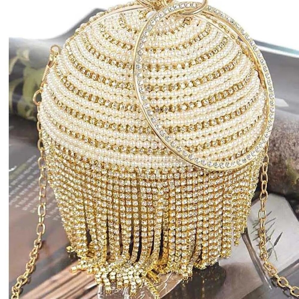 Ball N Chain Clutch Purse